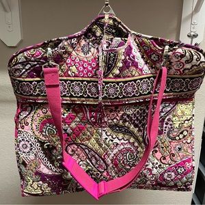 Vera Bradley Garment Bag - Very Berry Paisley
